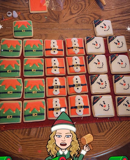 Cut out sugar cookies