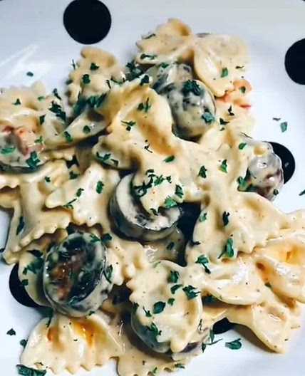 BBQ Kielbasa Pasta Salad