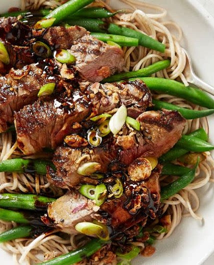 Japanese Beef Soba Noodle Bowl