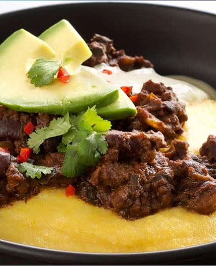 Chilli Con Carne with Soft Polenta