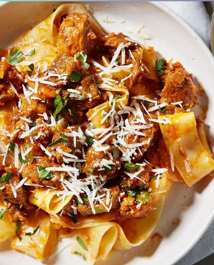 Beef & Red Wine Ragu with Pappardelle
