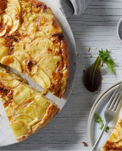 Potato Tortilla with Spanish Salad