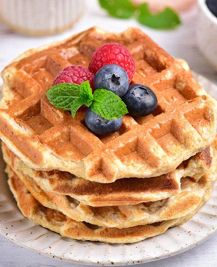 Protein Waffles (3 Ingredients!)
