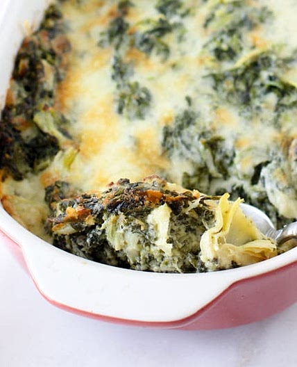 Healthy Spinach Artichoke Dip