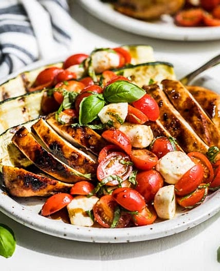 Grilled Chicken Caprese