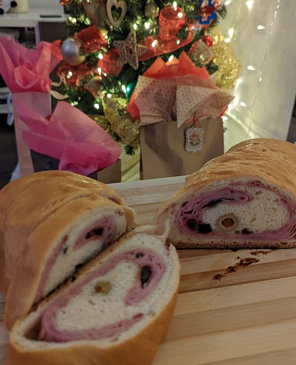Christmas Ham Bread