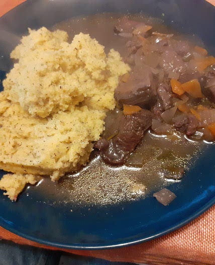 Sanglier et polenta