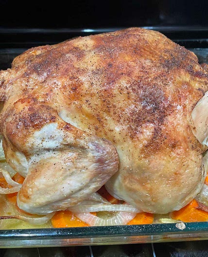 Whole Chicken and Root Vegtables