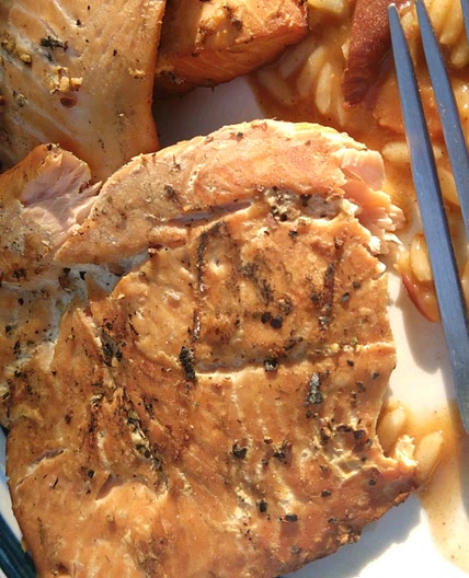 Canadian Cedar Planked Salmon