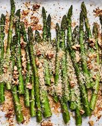 Asparagus and parmesan