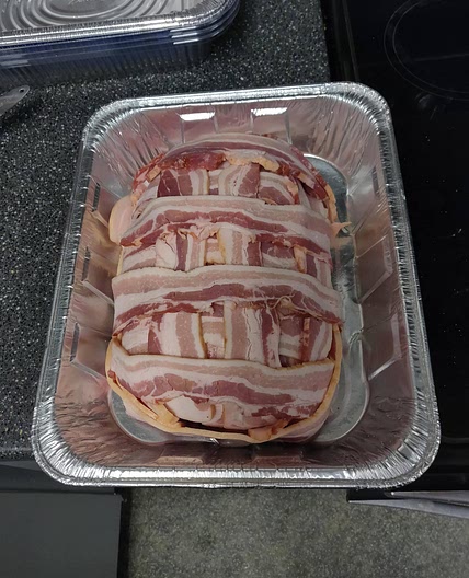 Kane's Bacon Covered Meatloaf