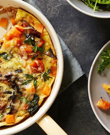 Bacon, Tomato & Spinach Quiche