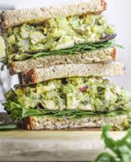 Chicken lettuce avo sandwich