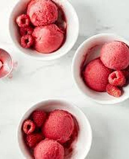Chrissy sorbet vit c 2 serves 88 calories*