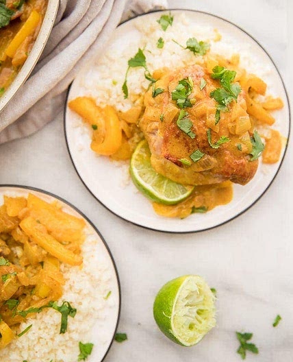 Coconut Curry Turmeric Chicken (Whole30, Anti-Inflammatory)