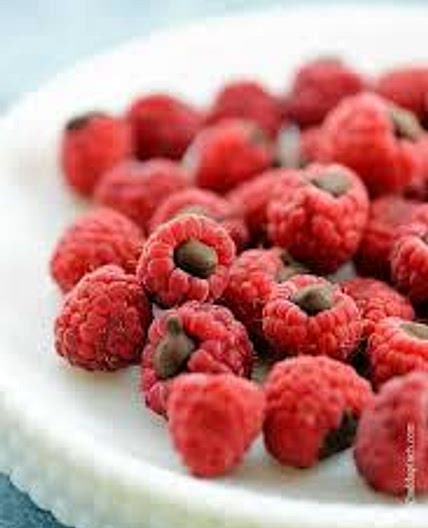Chocolate raspberries