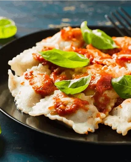 Crockpot Meatballs and Ravioli