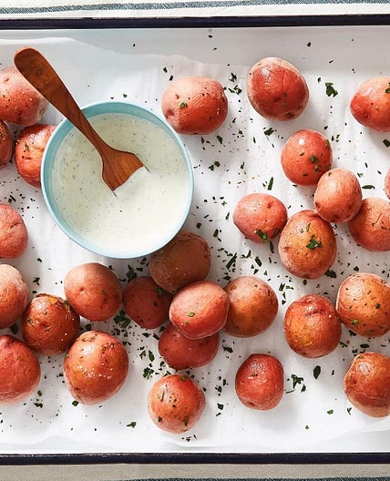 Salty Baked Potatoes