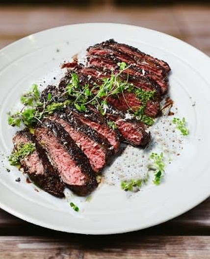 Keto Skirt Steak with Salsa Verde