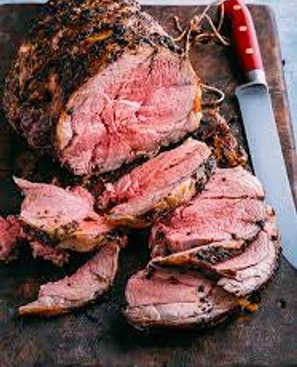 Lamb roast and vegies high protein 5 serves 377 calories