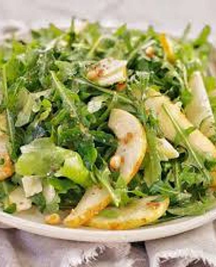 Pear salad vit c 6 serves 75 calories each *