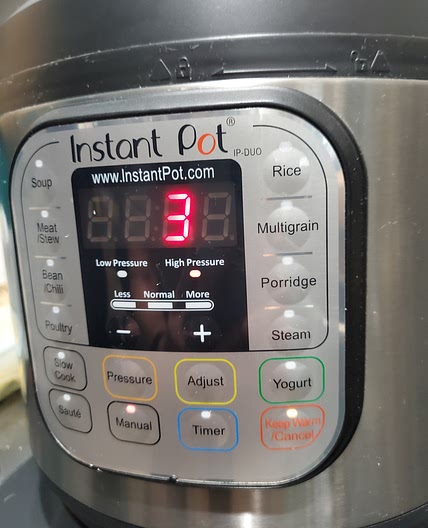 Jasmine rice in instapot