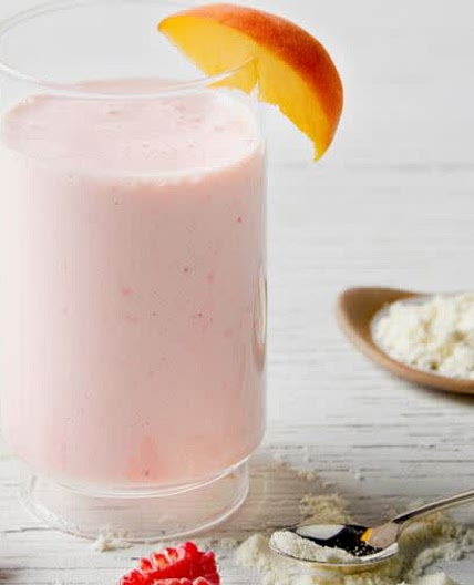 Peach & Raspberry Smoothie