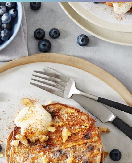 Blueberry & Banana Pancakes