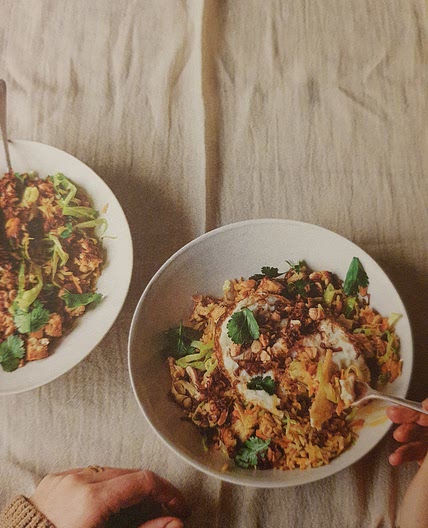 Carrot & peanut nasi goreng