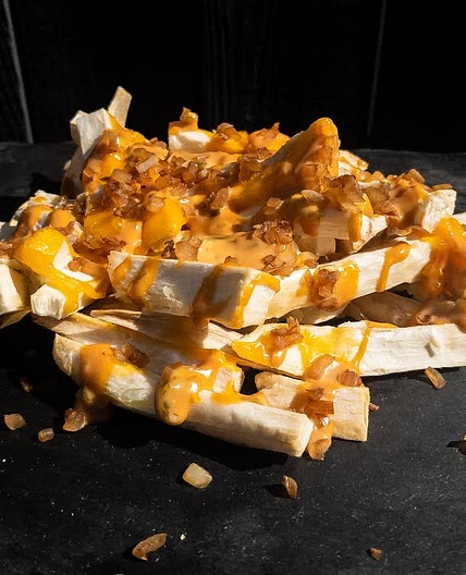 Animal Style Yuca Fries
