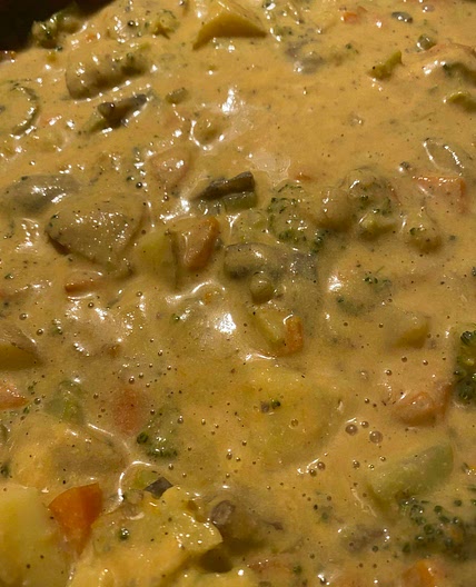 Vegan Broccoli Cheddar Soup
