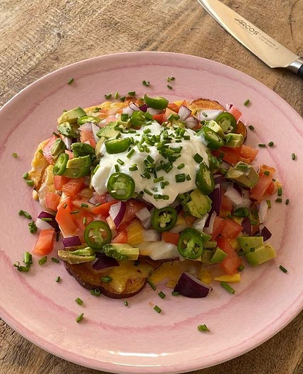 Calabaza + topping de verduras 