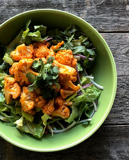 Buffalo Cauliflower Salad