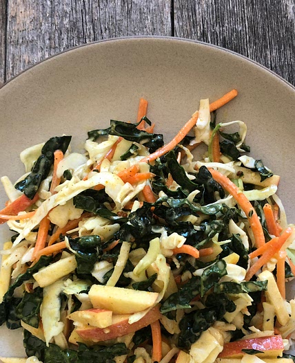Curry Apple Coleslaw