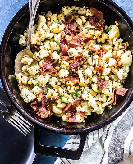 Keto German Cauliflower Salad