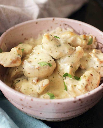 Creamy Mustard Chicken For One