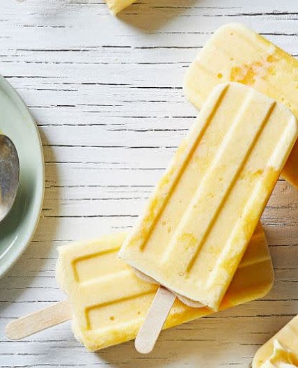 Mango & Passionfruit Froyo Popsicles