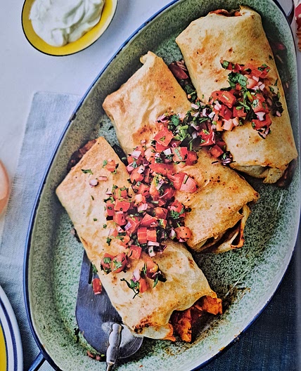 Baked chimichanga