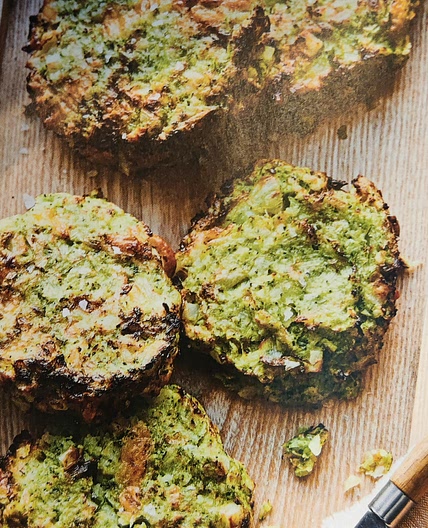 Cheesy broccoli potato patties