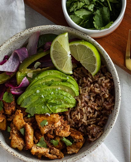 Vegan Smoked Tofu Burrito Bowl