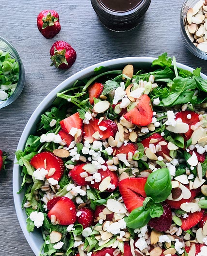 STRAWBERRY FARRO SALAD