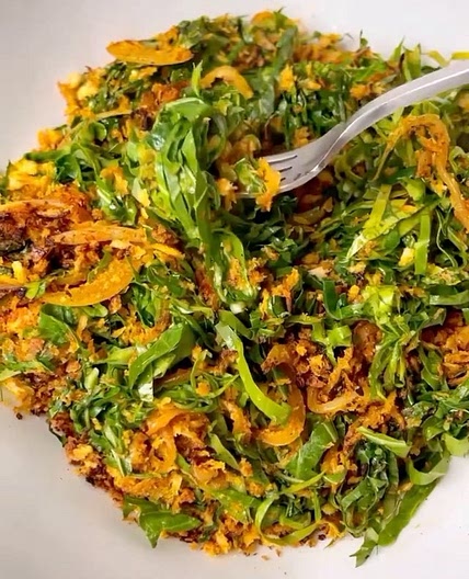 Farofa de Couve