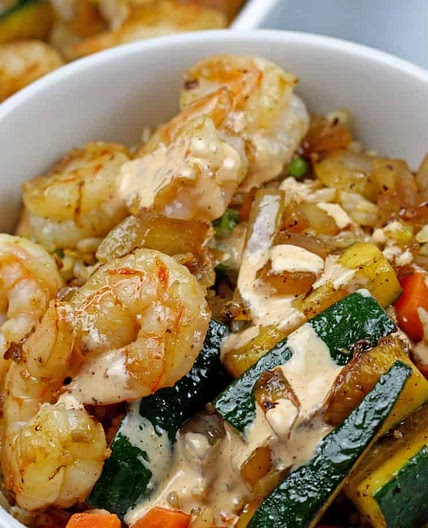 Hibachi Shrimp Rice Bowls