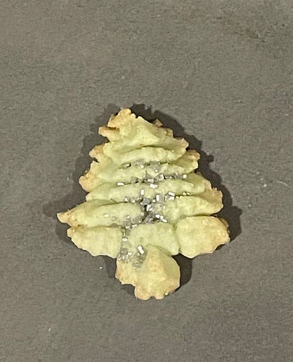 Green Christmas Tree Cookies
