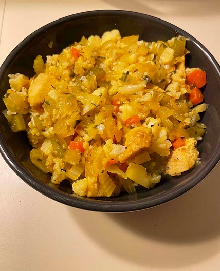 Riced Cauliflower Pilaf [HMC]