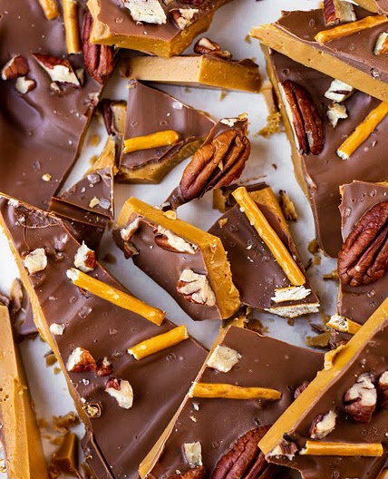 Toffee Chocolate Bars (Dessert)