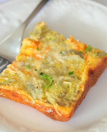 Keto Artichoke and Onion Frittata