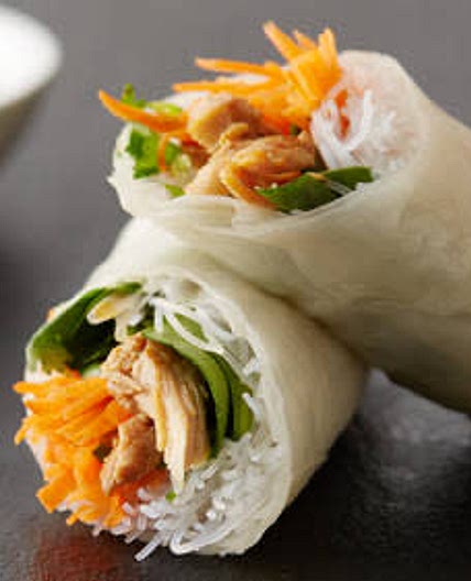Chicken Vietnamese Salad Rolls