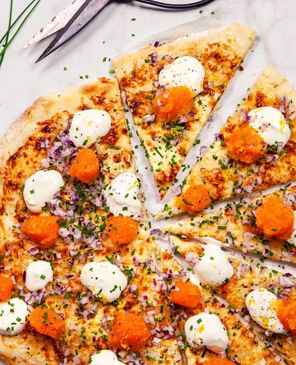 Löjromspizza