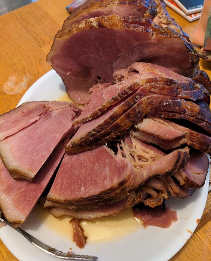 Crockpot Ham with Apple Cider